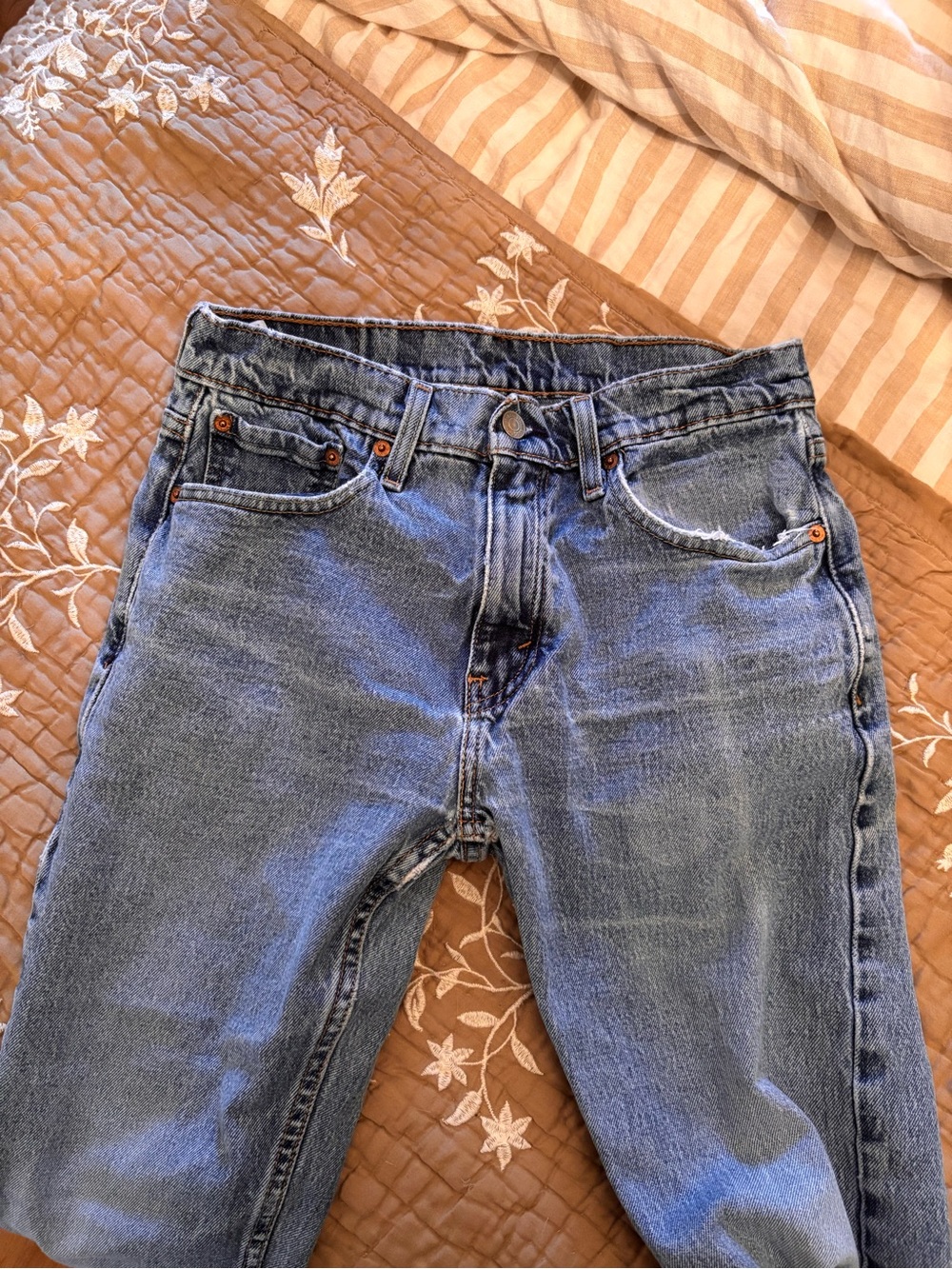 Classic Levi’s Blue Denim Jeans